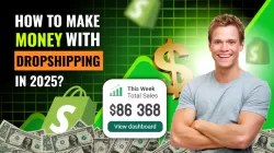 💰 How to Make Money with Dropshipping in 2025 – YouTube Thumbnail Template