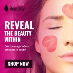 Reveal the Beauty Within – Social Media Ad Template for Skincare & Beauty Brands