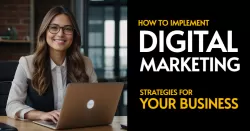🚀 How to Implement Digital Marketing Strategies for Your Business – Facebook Post Template