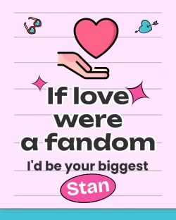 "Biggest Stan" Fandom Love Instagram Post Template